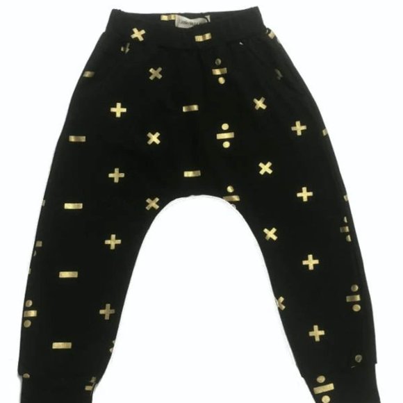 NWT Top & Elastic Waist Joggers w/ Math Sym Foil - Picture 5 of 6